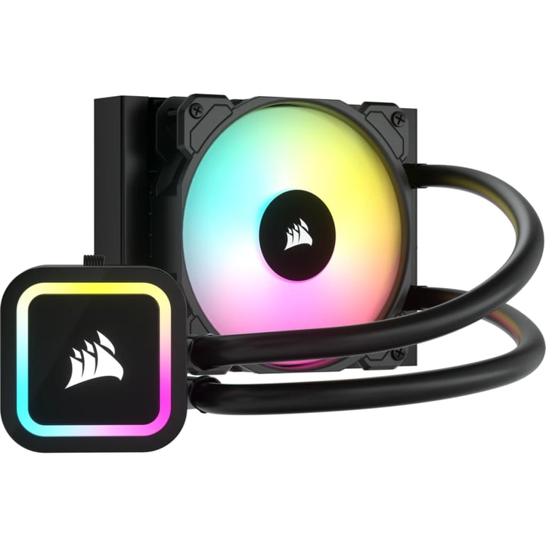 Corsair CW-9060064-WW2 système de refroidissement d'ordinateur Processeur Refroidisseur de liquide tout-en-un 12 cm Noir 1 pièce(s) - Neuf