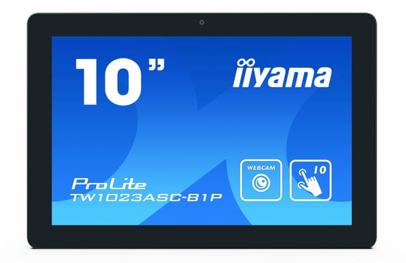 iiyama ProLite TW1023ASC-B1P écran plat de PC 25,6 cm (10.1'') 1280 x 800 pixels WXGA LED Écran tactile Multi-utilisateur Noir