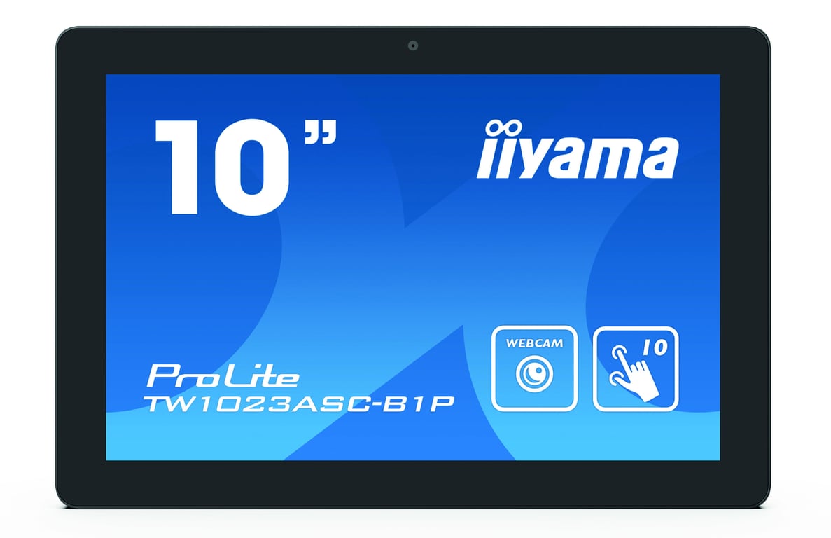 Iiyama Prolite Tw1023Asc-B1P - Ordinateur Android - PC À Écran Tactile - 1 Rk3288 / 1.8 Ghz - Ram 2 Go - SSD - Emmc 16 Go - Cortex-A17 - Gige - Lan Sans Fil: 802.11B/G/N, Bluetooth 4.0 - Android 8.1 (Oreo) - Moniteur : Led 10.1" 1280 X 800 (Wxga)