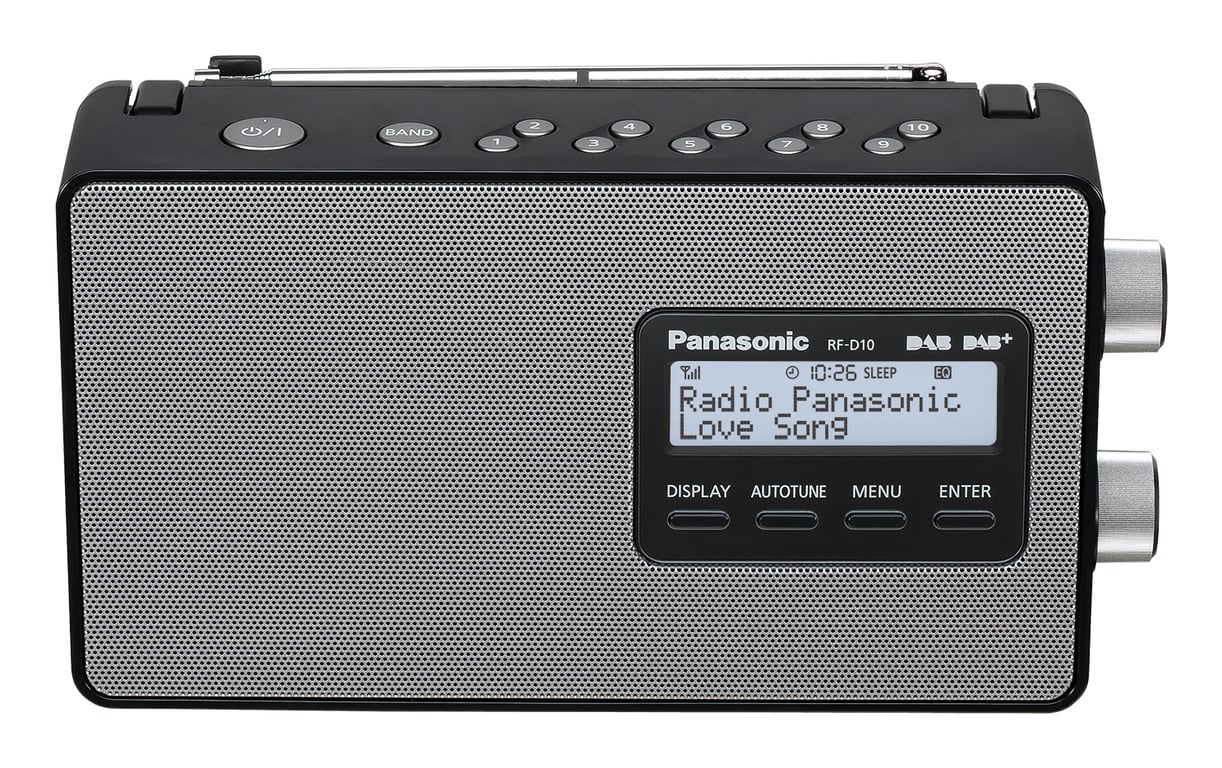 Panasonic RF-D10 Personnel Numérique Noir - Neuf