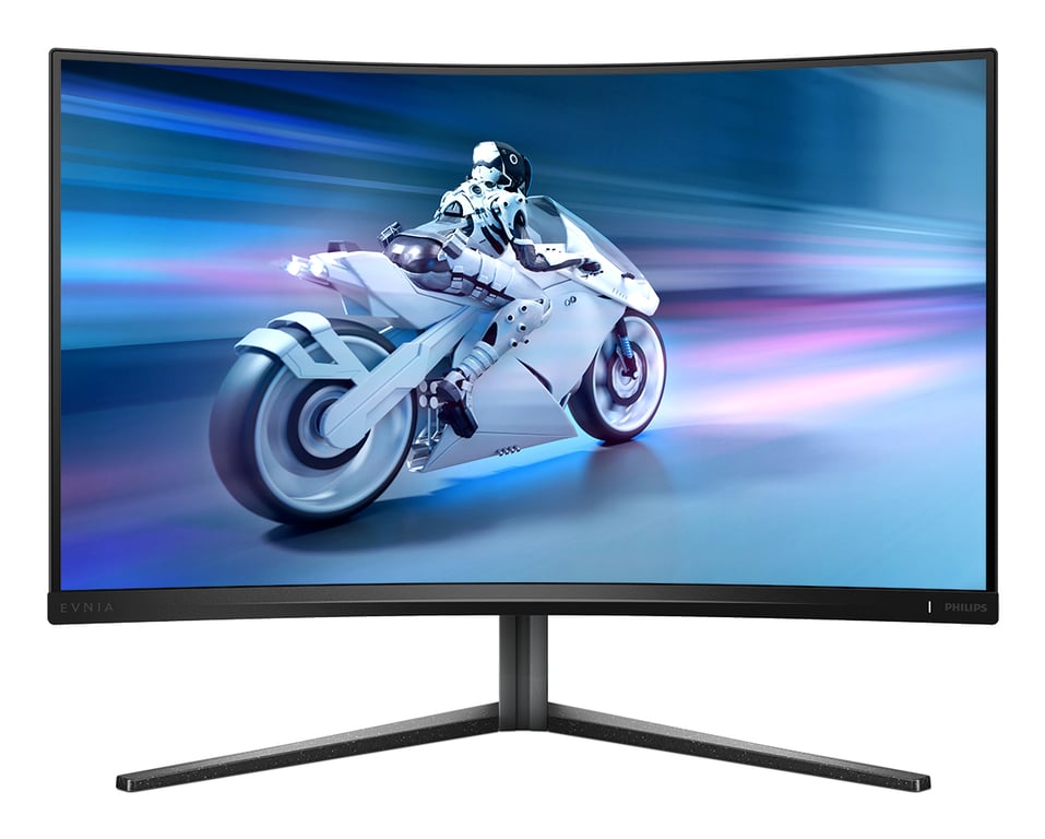 Philips Evnia 32M2C5500W 32 Pouces QHD Curved Gaming Monitor 0 5 ms MPRT 240 Hz FreeSync Prem. Pro. HDR400 2560x1440 HDMI DisplayPort Hub USB - vue 4