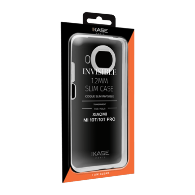 Funda invisible fina para Xiaomi Mi 10T Lite 1,2 mm, transparente