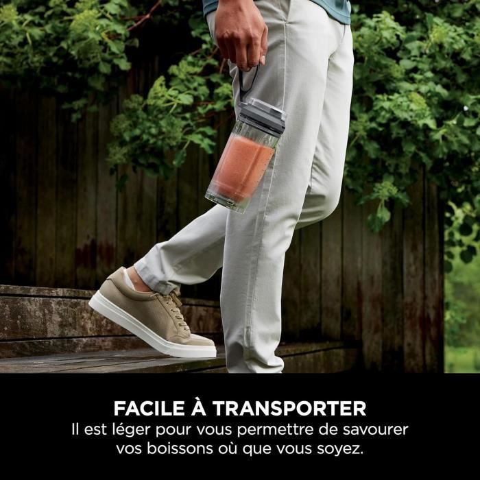 Blender portable NINJA Blast Max BC251EUSL bol 530 ml autonomie 2h sans fil sans BPA - vue 8