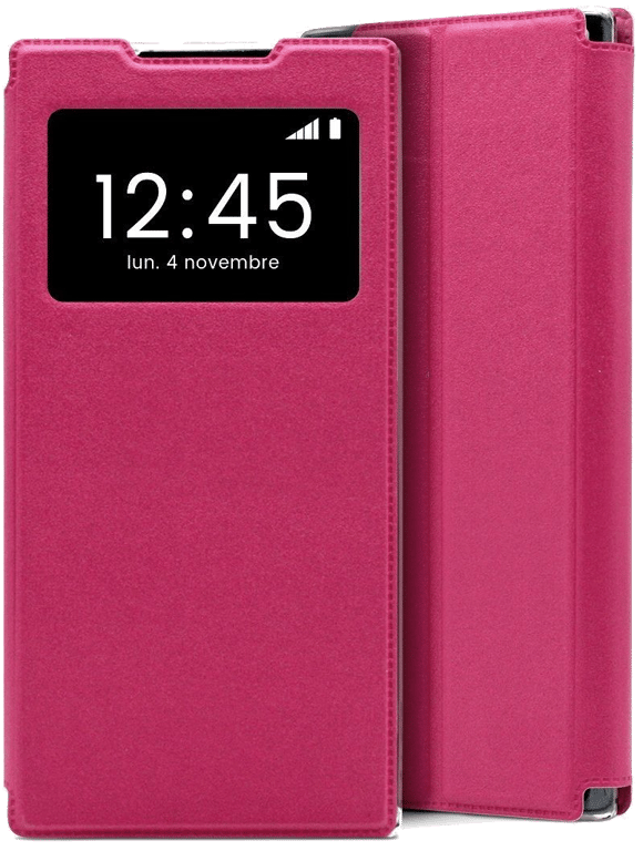 Etui Folio compatible Rose Xiaomi Mi 9T