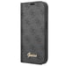 Guess Funda Folio para iPhone 14 Pro Printed 4G Trendy Negro