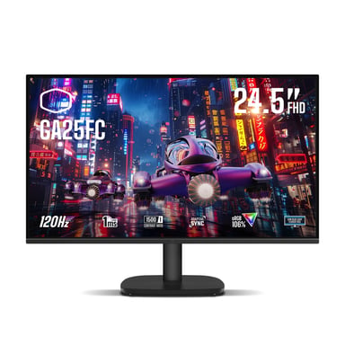 Cooler Master Gaming GA25FC écran plat de PC 62,2 cm (24.5 ) 1920 x 1080 pixels Full HD Noir - Neuf