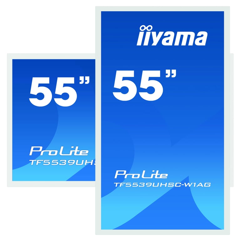 iiyama ProLite TF5539UHSC-W1AG écran plat de PC 139,7 cm (55 ) 3840 x 2160 pixels 4K Ultra HD LED Écran tactile Multi-utilisateur Blanc - Neuf