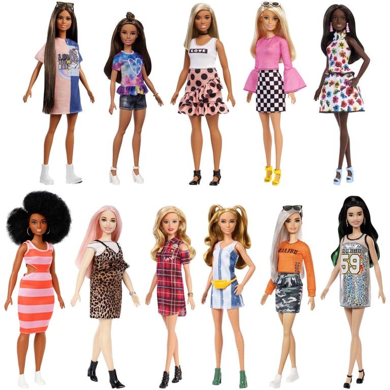 Poupée Barbie Fashionistas Brune FBR37 – Avec Combinaison à Pois - vue 5