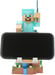 Figurine Minecraft Steve Armure Diamant - Cable Guys - Support écouteurs, smartphone ou petit accessoire - 20 cm