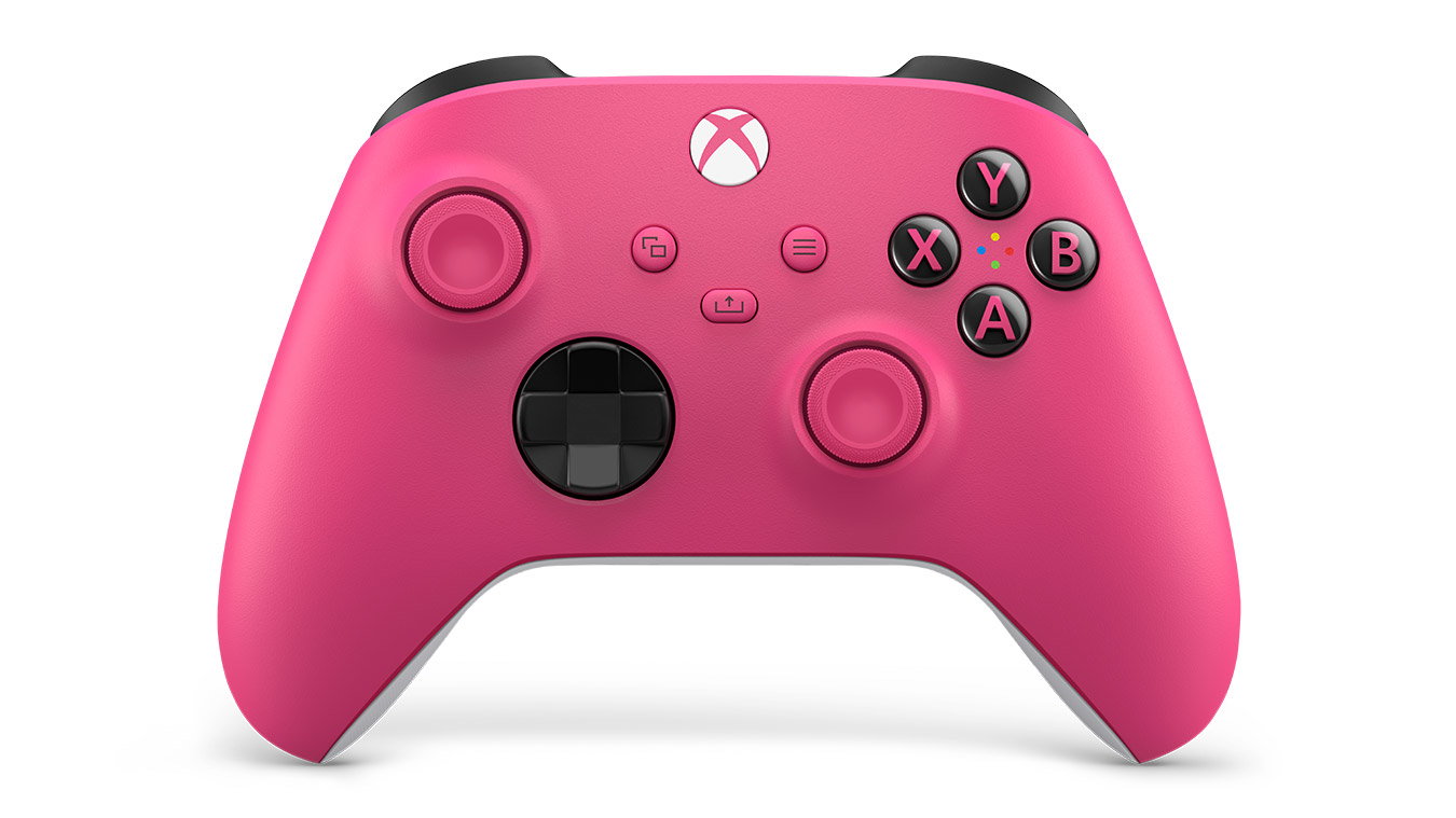 Manette Xbox Series sans fil nouvelle génération – Electric Volt – Jaune – Xbox Series / Xbox One / PC Windows 10 - Rose - Neuf