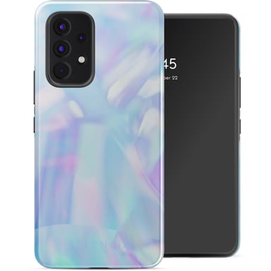 Selencia Coque arrière Vivid pour Samsung Galaxy A53 - Holographic Blue Dream