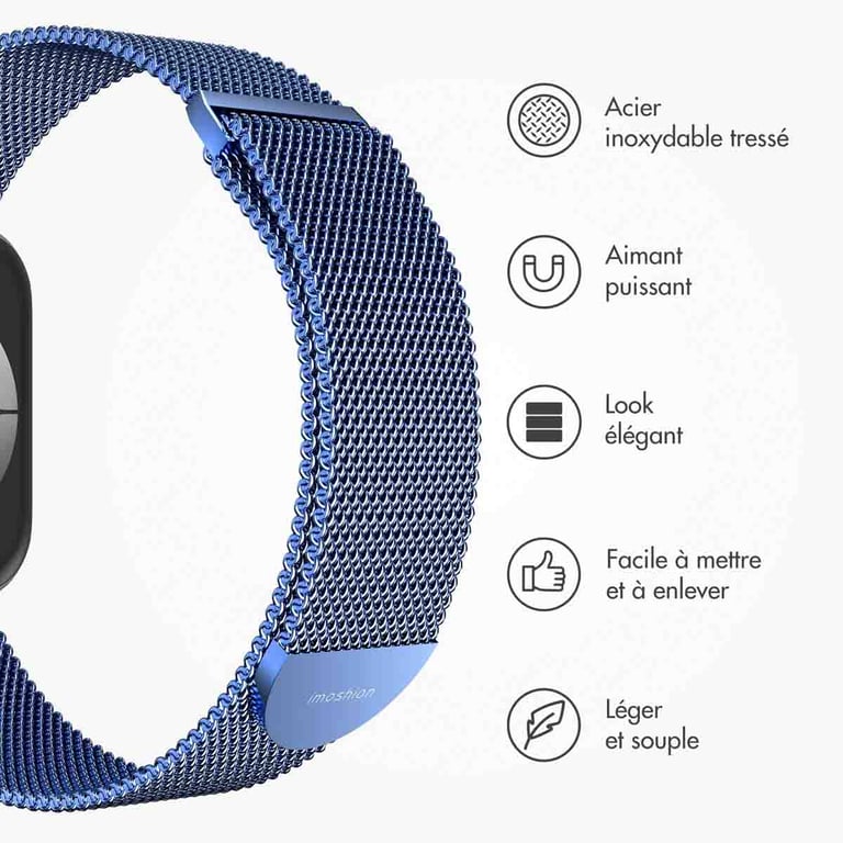 Bracelet Apple Watch 49mm Magnétique milanais - vue 6