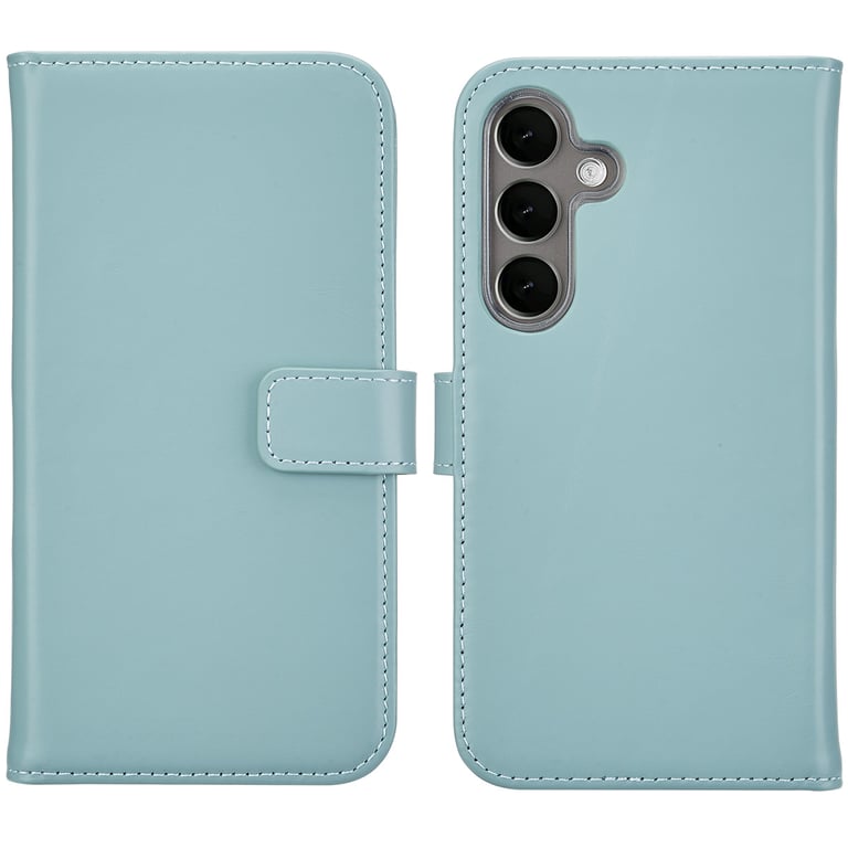 Selencia Étui de téléphone portefeuille en cuir véritable pour Samsung Galaxy S25 Neuf