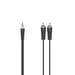 Hama 00205109 cavo audio 0,75 m 3,5 mm 2 x RCA nero