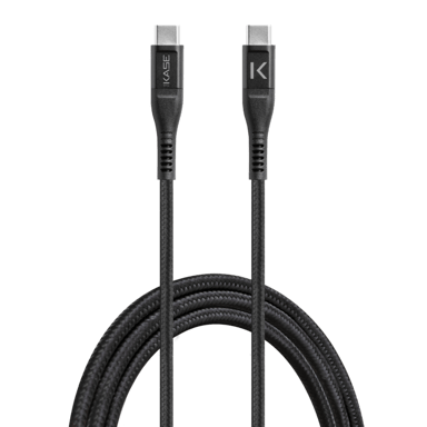 Cable de carga rápida/sincronización USB-C a USB-C reforzado de 100 W (1 M)