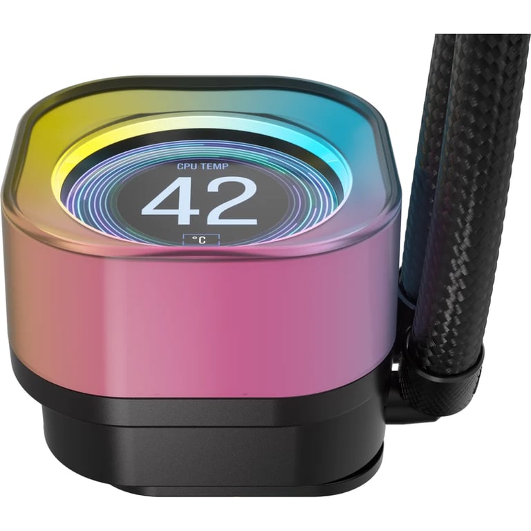 Corsair iCUE LINK H100i LCD - vue 3