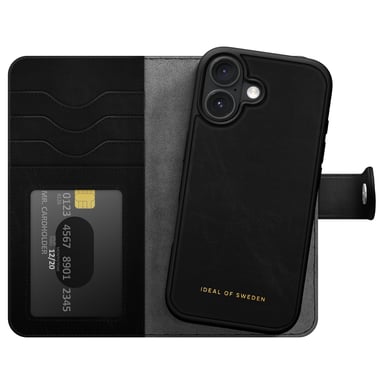 iDeal of Sweden Magnet Wallet+ Étui portefeuille pour Apple iPhone 17 - Black