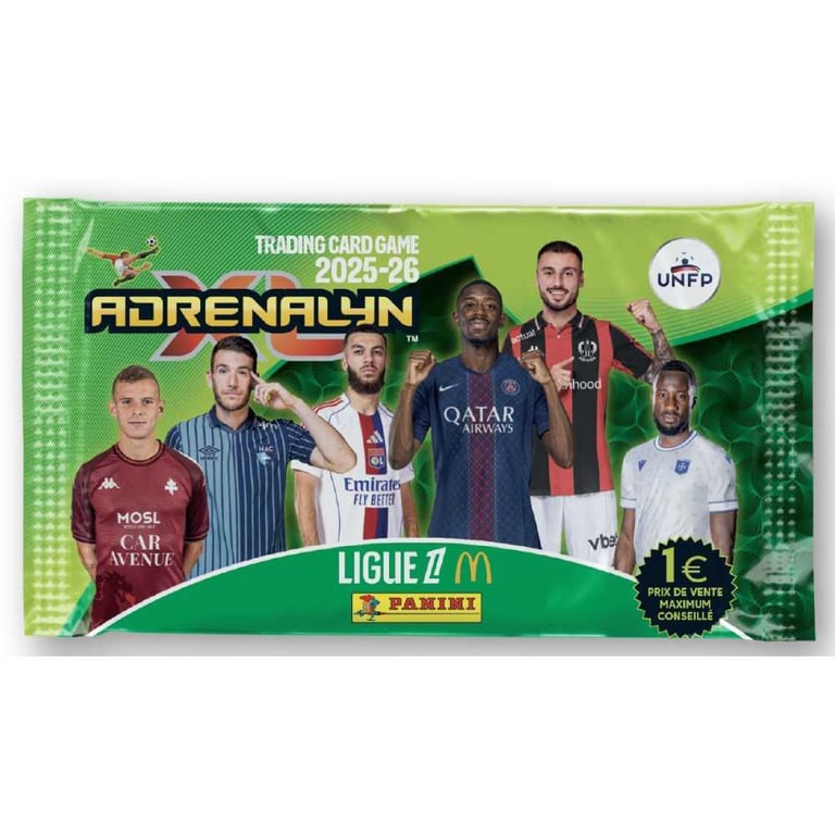 Cartes à collectionner Panini Adrenalyn L1 McDonald’ 2025 26 Blister 7 pochettes - vue 2