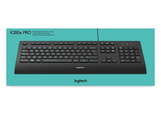 Logitech K280E Pro f/ Business Tastiera USB francese QWERTY Nero