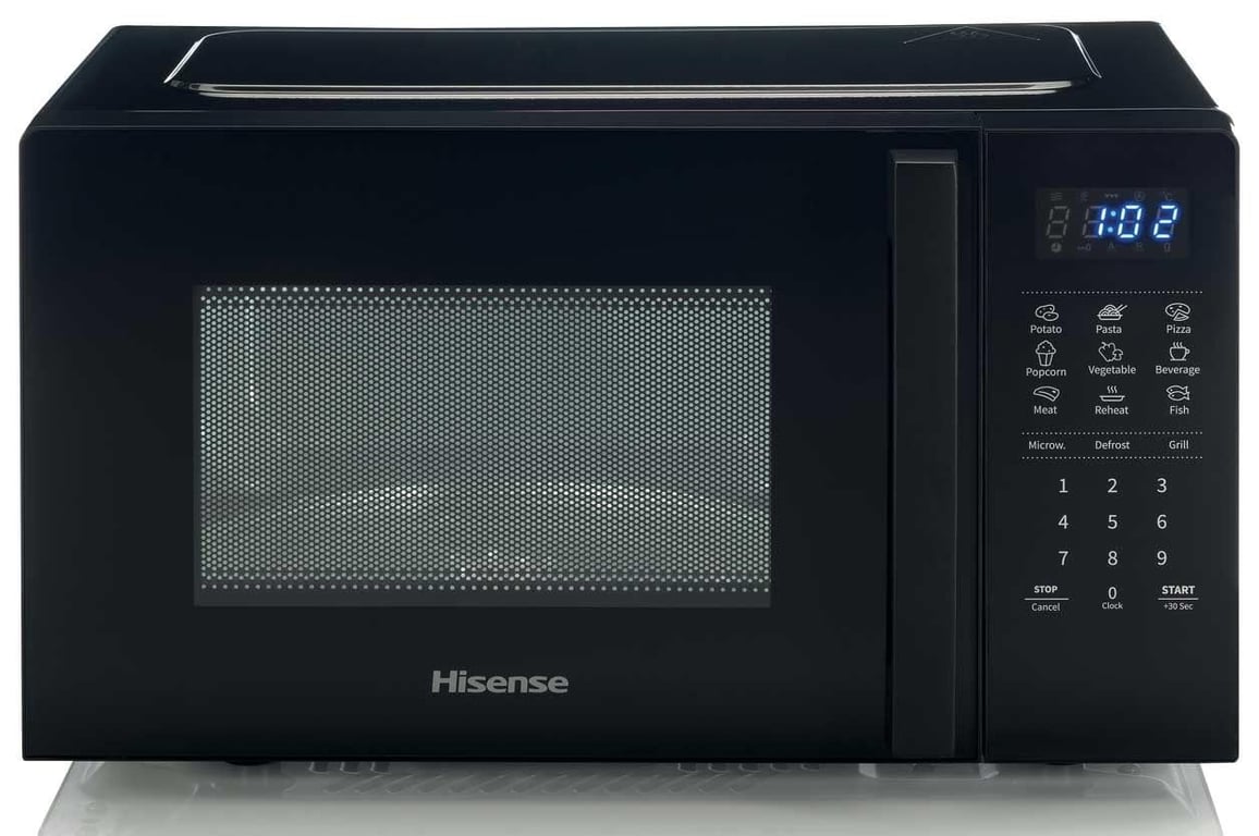 Four À Micro-Ondes Hisense H20MOBS4HG – 20L 700W Gril 800W Commandes Électroniques - vue 2