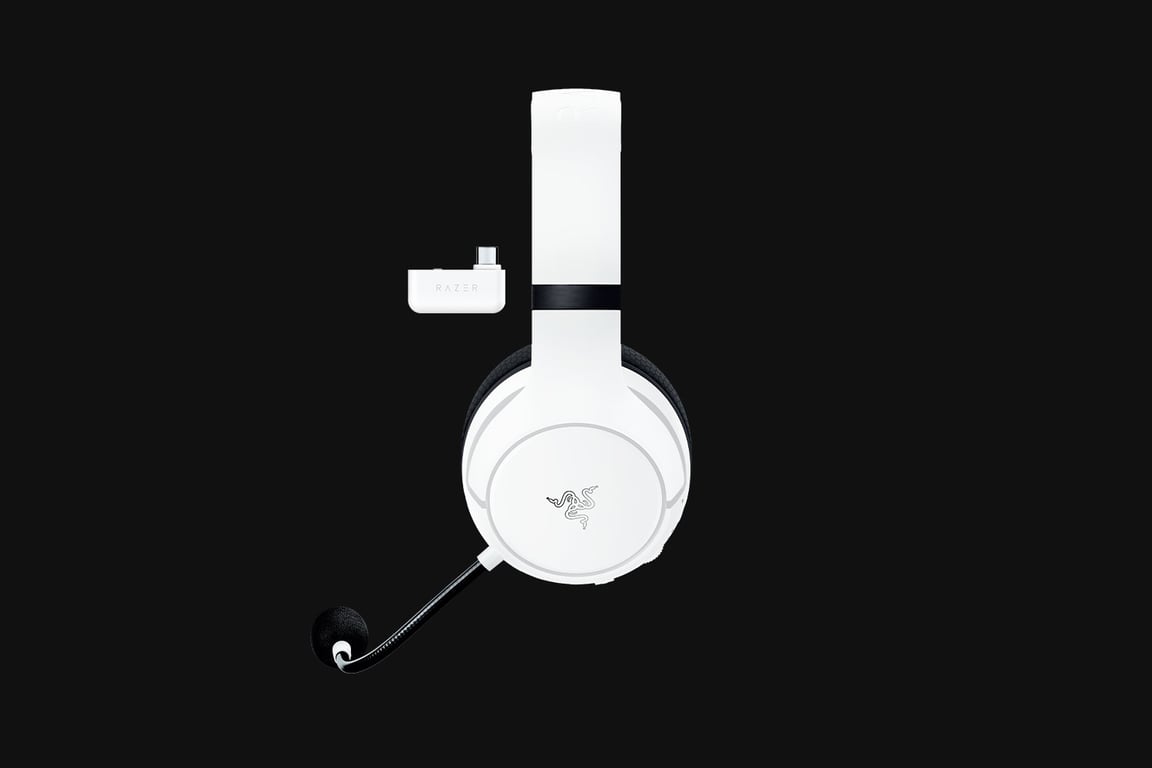 Razer Kaira HyperSpeed Casque Sans fil Arceau Jouer Bluetooth Noir, Blanc - Neuf