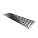 CHERRY KW 9100 SLIM clavier Universel RF sans fil + Bluetooth QWERTZ Allemand Noir