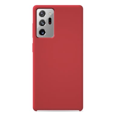 Coque silicone unie Soft Touch Rouge compatible Samsung Galaxy Note 20 Ultra