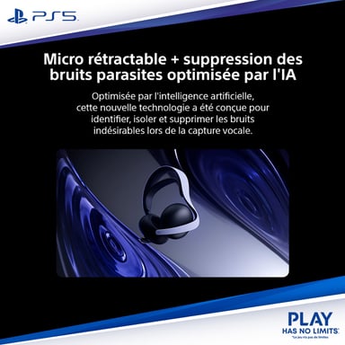 Sony PULSE Elite Auriculares Inalámbrico Diadema Juego Bluetooth Negro, Blanco