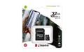 Kingston Technology Carte micSDHC Canvas Select Plus 100R A1 C10 de 32 Go + ADP