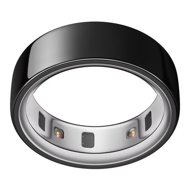 Anello connesso Oura Ring 4 Monitoraggio del sonno, frequenza cardiaca Taglia 9 Nero