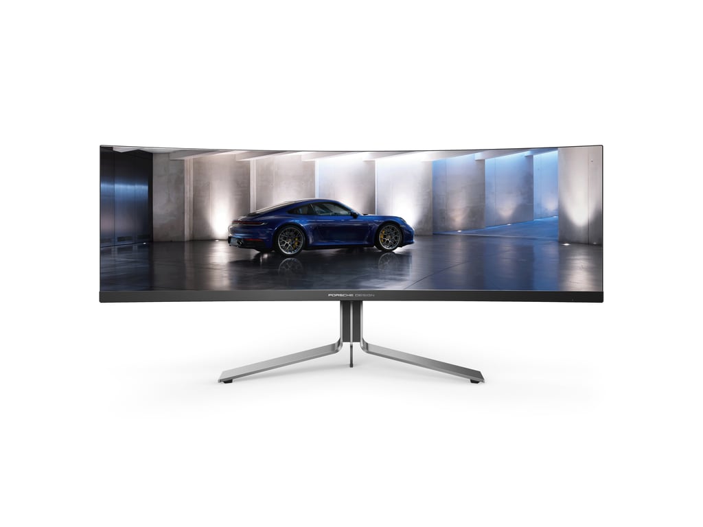 AOC Porsche PD49 LED display 124,5 cm (49 ) 5120 x 1440 pixels DQHD QD-OLED Noir - Neuf