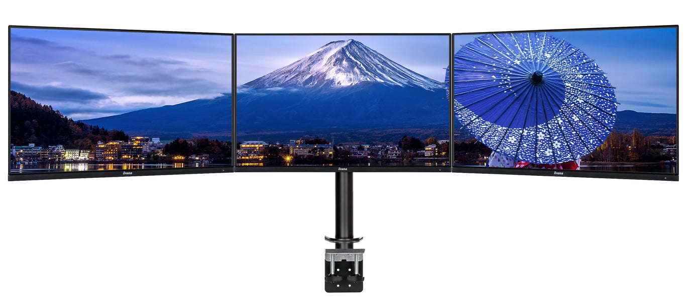 Montage de bureau pour Moniteur IIYAMA 3 Écrans 68 6 cm 30 kg Max - vue 3