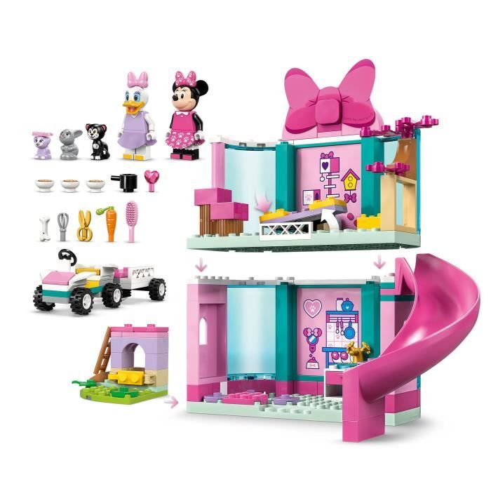 | Disney 43274 L'Hôtel pour Animaux de Minnie - Jeu de Construction 4 ans - Cadeau - Neuf