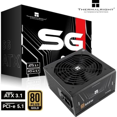 Fuente de alimentación modular para PC - SG850 - 80+ Gold - Negro