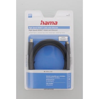 Cable HDMI de alta velocidad, macho tipo A - macho tipo C (Mini), Ethernet, 2 m