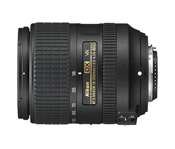 Nikon AF-S DX NIKKOR 18–300mm f/3.5–6.3G ED VR SLR Negro