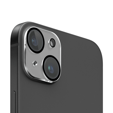 Protezione dell'obiettivo della fotocamera in cristallo acrilico per Apple iPhone15/14 Plus, trasparente