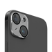 Protezione dell'obiettivo della fotocamera in cristallo acrilico per Apple iPhone15/14 Plus, trasparente
