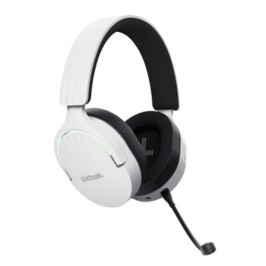 Trust GXT 491W FAYZO Casque Avec fil &sans fil Arceau Gaming USB Type-C Blanc - vue 2