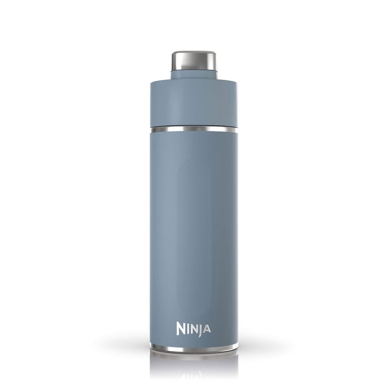 Ninja Thirsti Utilisation quotidienne, Fitness, Randonnée, Sports 530 ml Plastique, Acier inoxydable Bleu - Neuf