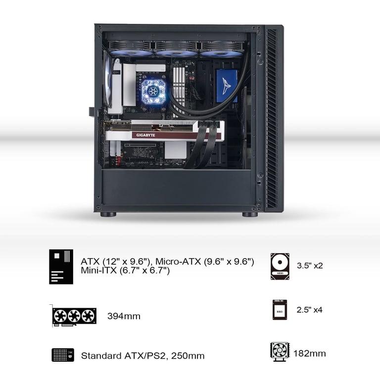 SILVERSTONE SST SEQ1B SETA Q1 Boitier Moyen Tour - vue 3