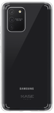 Coque hybride invisible pour Samsung Galaxy S10 Lite, Transparente