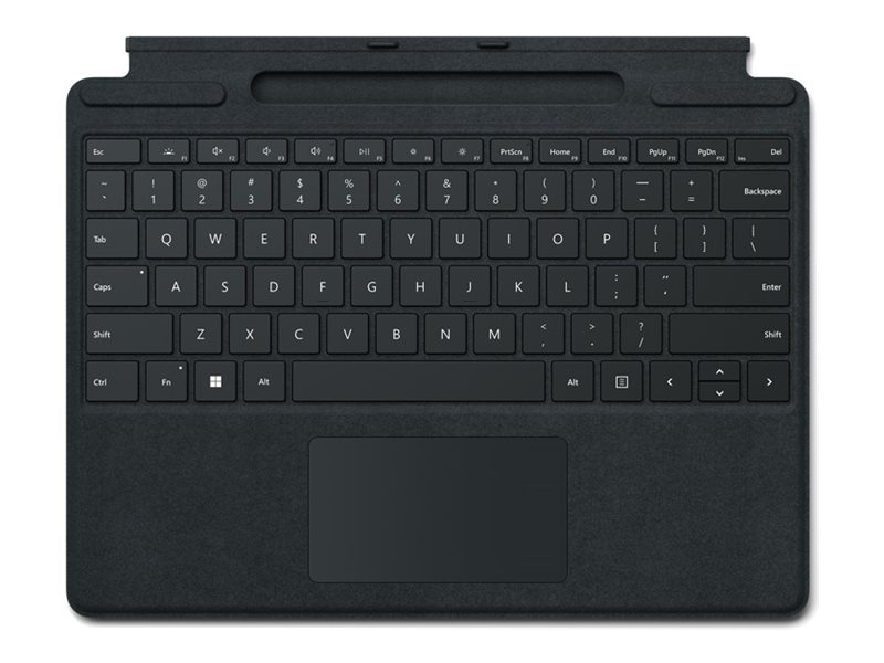 Microsoft Clavier Signature pour Surface Pro Clavier avec accéléromètre pavé tactile plateau de rangement et de chargement du Surface Slim Pen 2 QWERTZ Allemand pour Surface... - vue 3