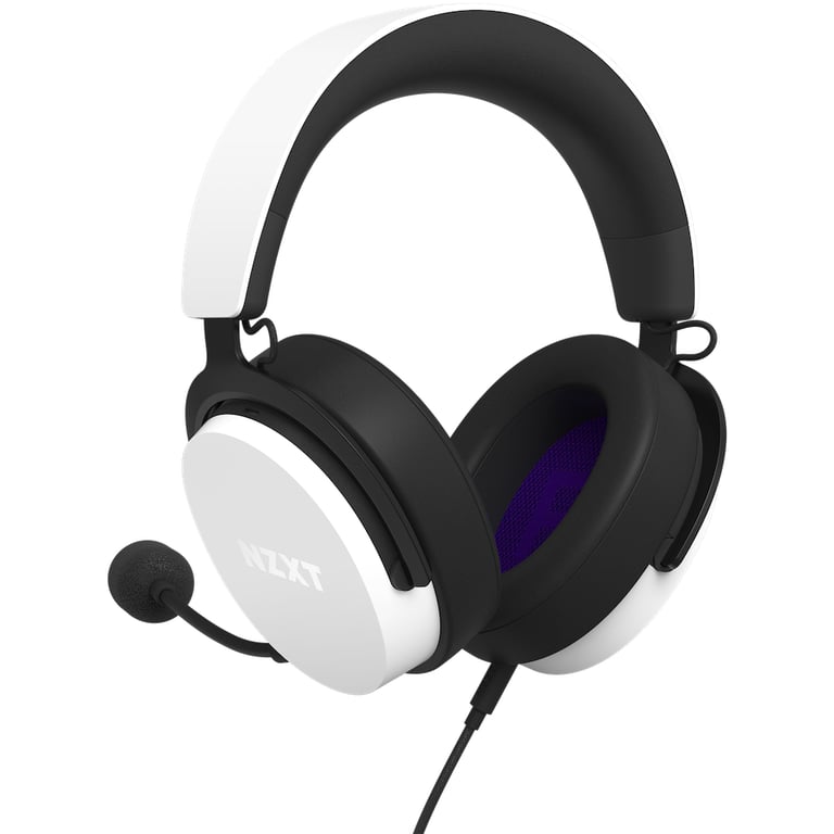 Casque NZXT AP-WCB40-W2 – Filaire, Gaming, Son Surround DTS, Micro Amovible