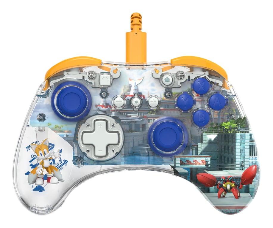 PDP Manette filaire REALMz: Tails Seaside Hill Zone Pour Nintendo Switch et Nintendo Switch Modèle OLED - vue 1