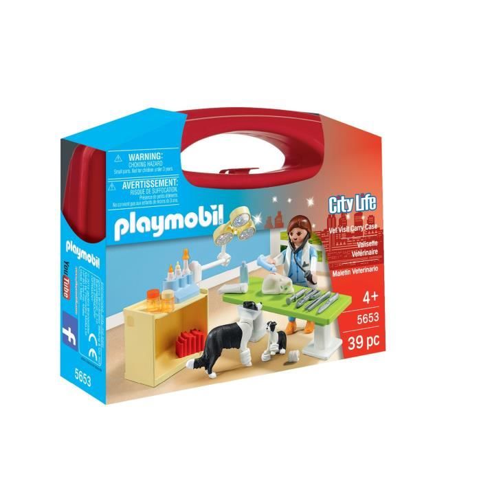 Valisette Vétérinaire 5653 Playmobil La Boîte - vue 2
