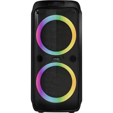 Altoparlante wireless ad alta potenza - R-MUSIC - Party Boost M - Bluetooth 5.3 - Nero