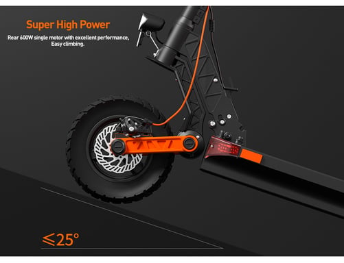 Patinete Eléctrico JOYOR S8 - Motor de 600W, Batería 48V26AH, Neumáticos de 10 Pulgadas, Freno de Disco Plegable - Negro