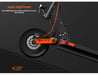 Patinete Eléctrico JOYOR S8 - Motor de 600W, Batería 48V26AH, Neumáticos de 10 Pulgadas, Freno de Disco Plegable - Negro