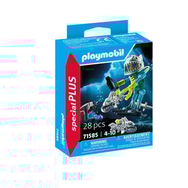 Robot submarinista 71585 con 28 piezas para aventuras acuáticas